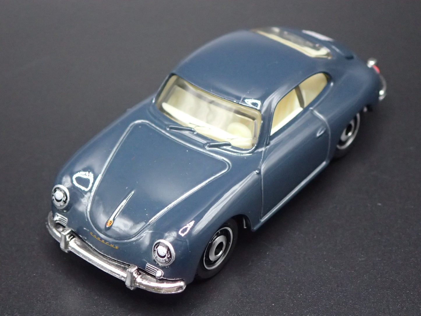 1948-1955 PORSCHE 356A BLUE 1:64 SCALE COLLECTIBLE DIORAMA DIECAST MODEL CAR