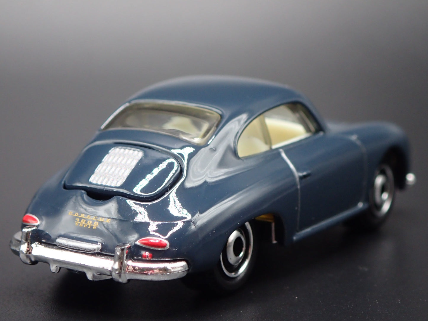 1948-1955 PORSCHE 356A BLUE 1:64 SCALE COLLECTIBLE DIORAMA DIECAST MODEL CAR