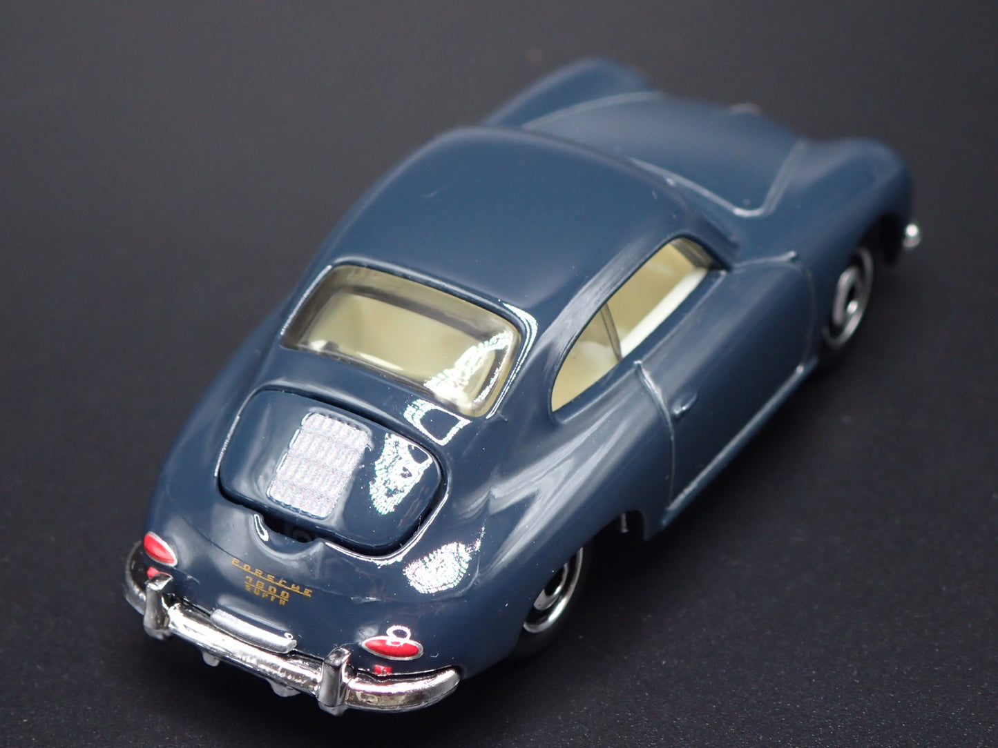 1948-1955 PORSCHE 356A BLUE 1:64 SCALE COLLECTIBLE DIORAMA DIECAST MODEL CAR