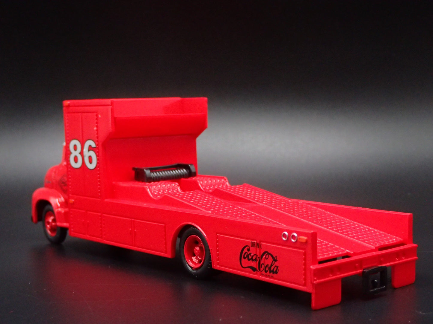 1956 56 FORD COE FLATBED CAR HAULER TRUCK COKE 1:64 SCALE DIECAST MODEL CAR