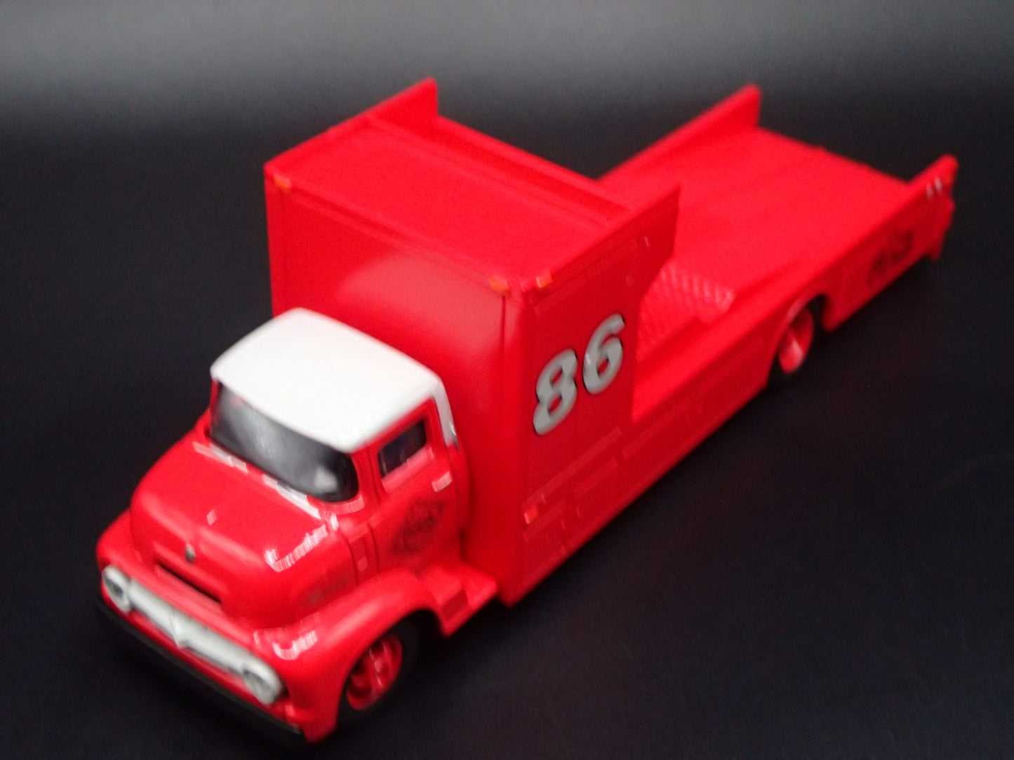 1956 56 FORD COE FLATBED CAR HAULER TRUCK COKE 1:64 SCALE DIECAST MODEL CAR