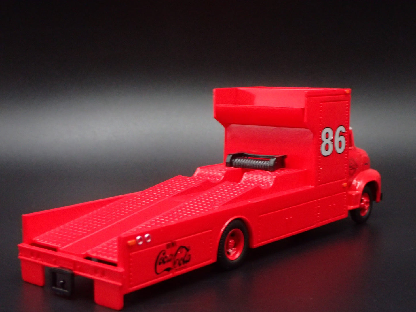 1956 56 FORD COE FLATBED CAR HAULER TRUCK COKE 1:64 SCALE DIECAST MODEL CAR