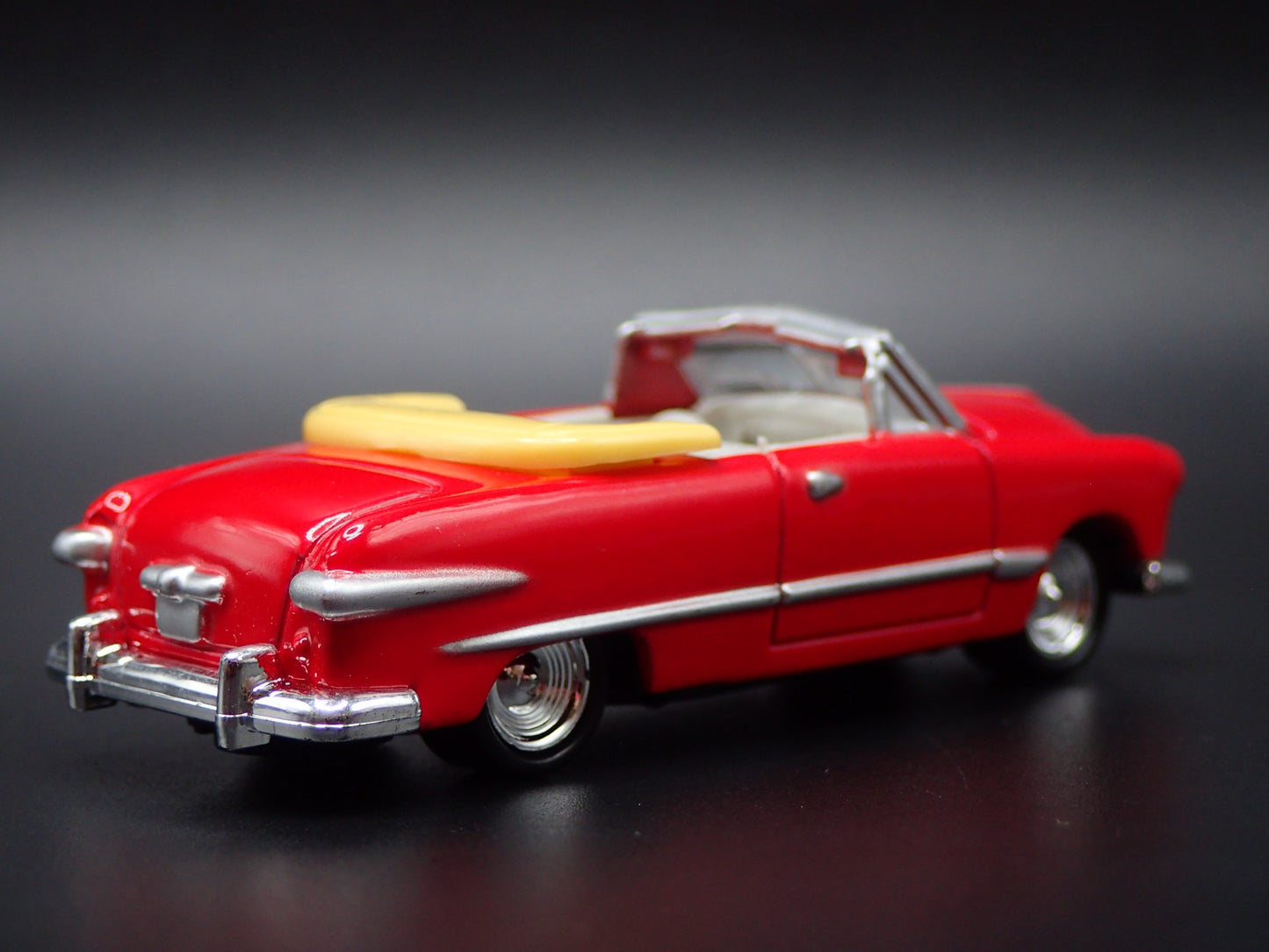 1949-1951 FORD SHOE BOX CLUB COUPE CONVERTIBLE RED 1:64 SCALE DIECAST MODEL CAR