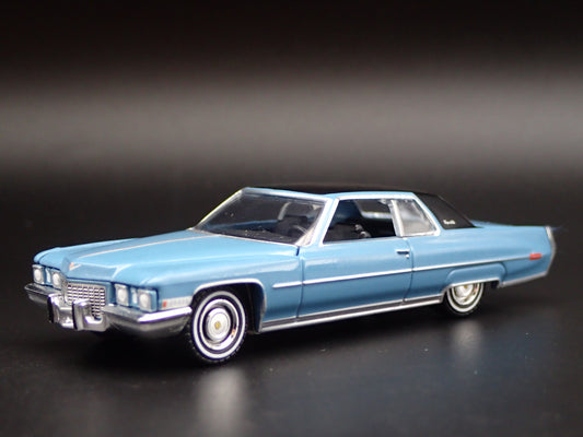 1972 72 CADILLAC CADDY COUPE DEVILLE RARE 1:64 SCALE DIORAMA DIECAST MODEL CAR-Burning Rubber Toy Company