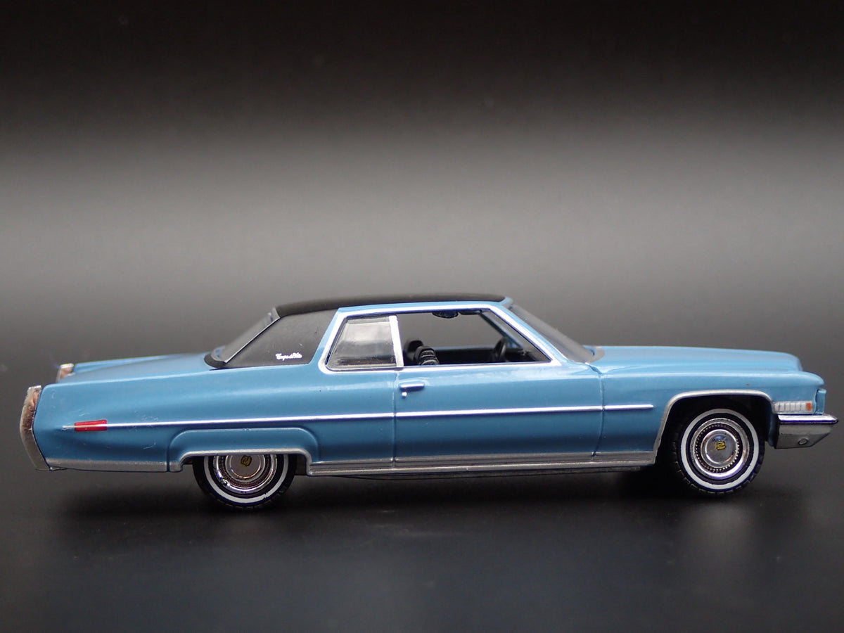 1972 72 CADILLAC CADDY COUPE DEVILLE RARE 1:64 SCALE DIORAMA DIECAST MODEL CAR-Burning Rubber Toy Company