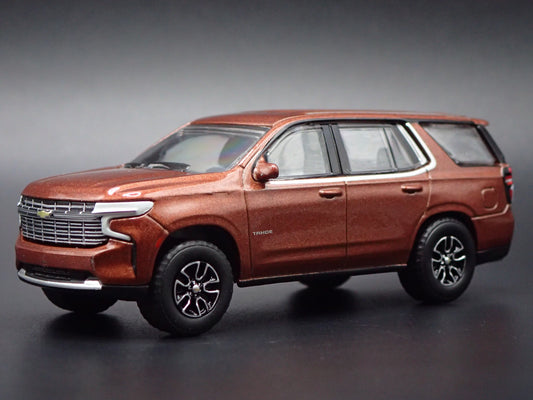 2021-2025 CHEVY CHEVROLET TAHOE BROWN 1:64 SCALE COLLECTIBLE DIECAST MODEL CAR