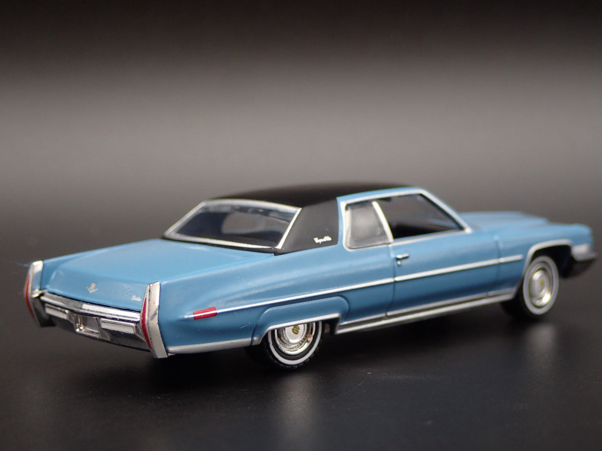 1972 72 CADILLAC CADDY COUPE DEVILLE RARE 1:64 SCALE DIORAMA DIECAST MODEL CAR-Burning Rubber Toy Company