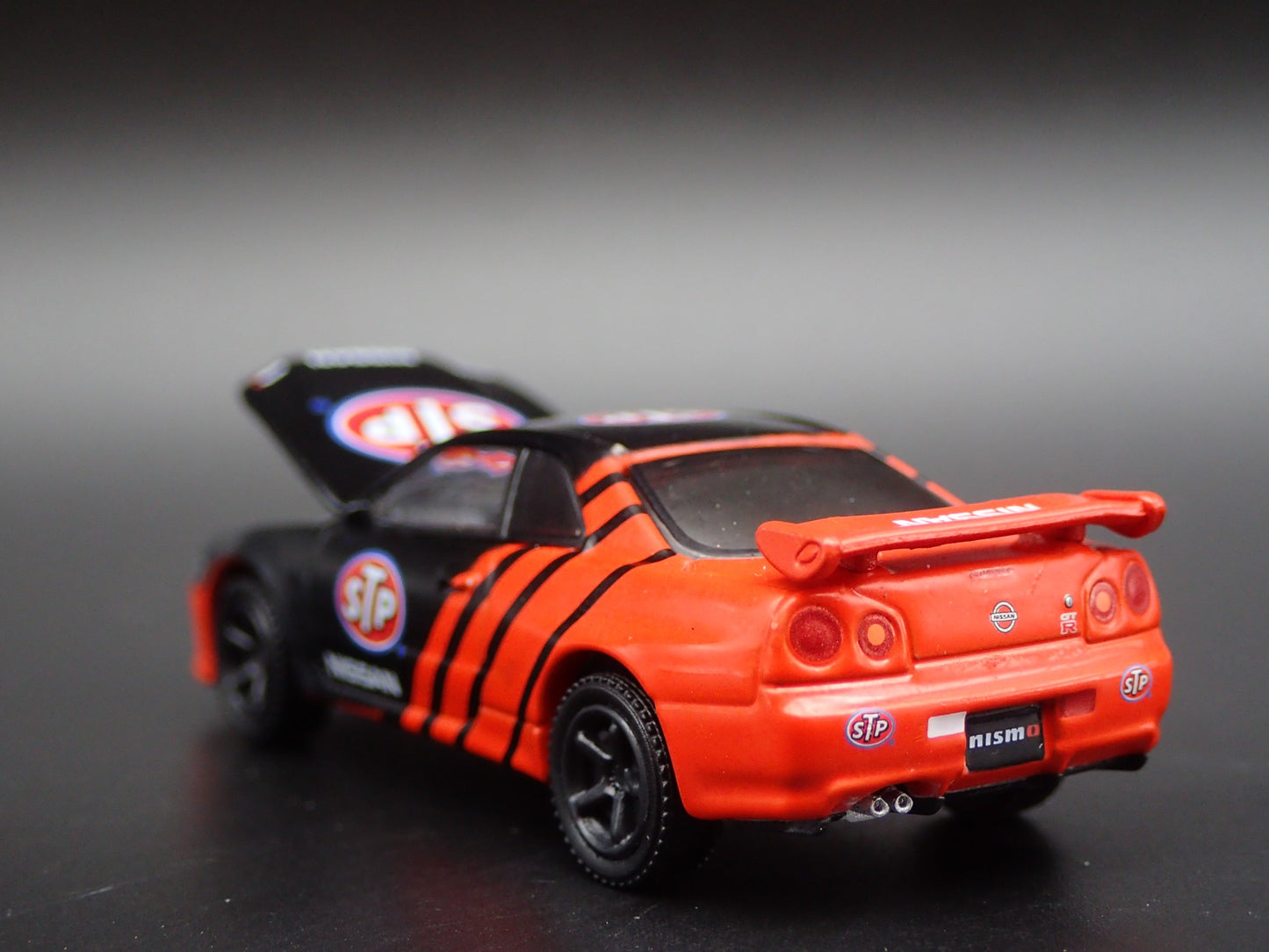 1999-2002 NISSAN SKYLINE GTR R34 STP 1:64 SCALE COLLECTIBLE DIECAST MODEL CAR