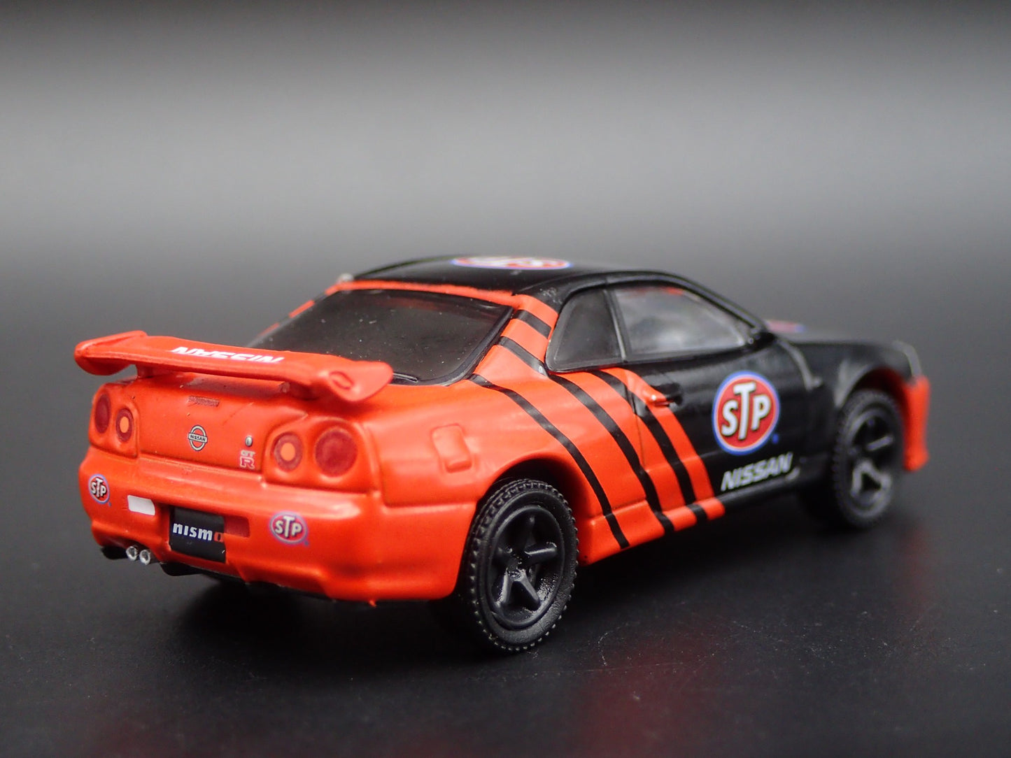1999-2002 NISSAN SKYLINE GTR R34 STP 1:64 SCALE COLLECTIBLE DIECAST MODEL CAR