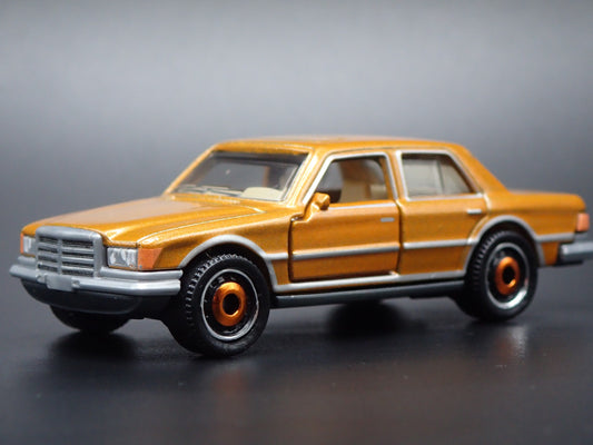 1975-1981 MERCEDES-BENZ 450 SEL 4 FOUR DOOR GOLD 1:64 SCALE DIECAST MODEL CAR