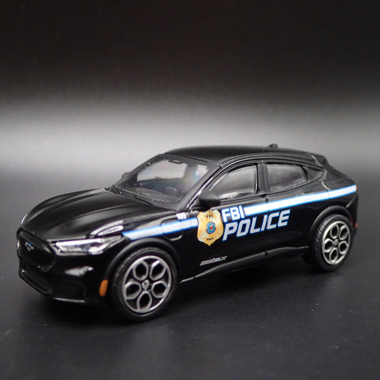 2022 FORD MUSTANG MACH E  FBI WASHINGTON, DC POLICE 1:64 SCALE DIECAST MODEL CAR