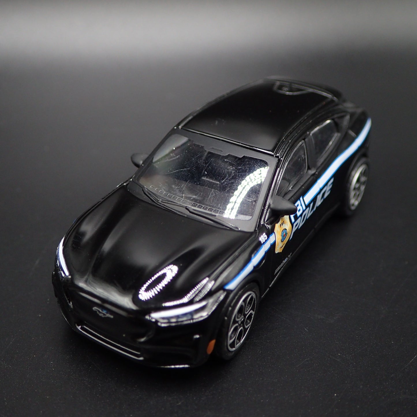 2022 FORD MUSTANG MACH E  FBI WASHINGTON, DC POLICE 1:64 SCALE DIECAST MODEL CAR