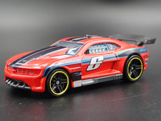 2010-2015 CHEVY CHEVROLET CAMARO RED RARE 1:64 SCALE DIORAMA DIECAST MODEL CAR