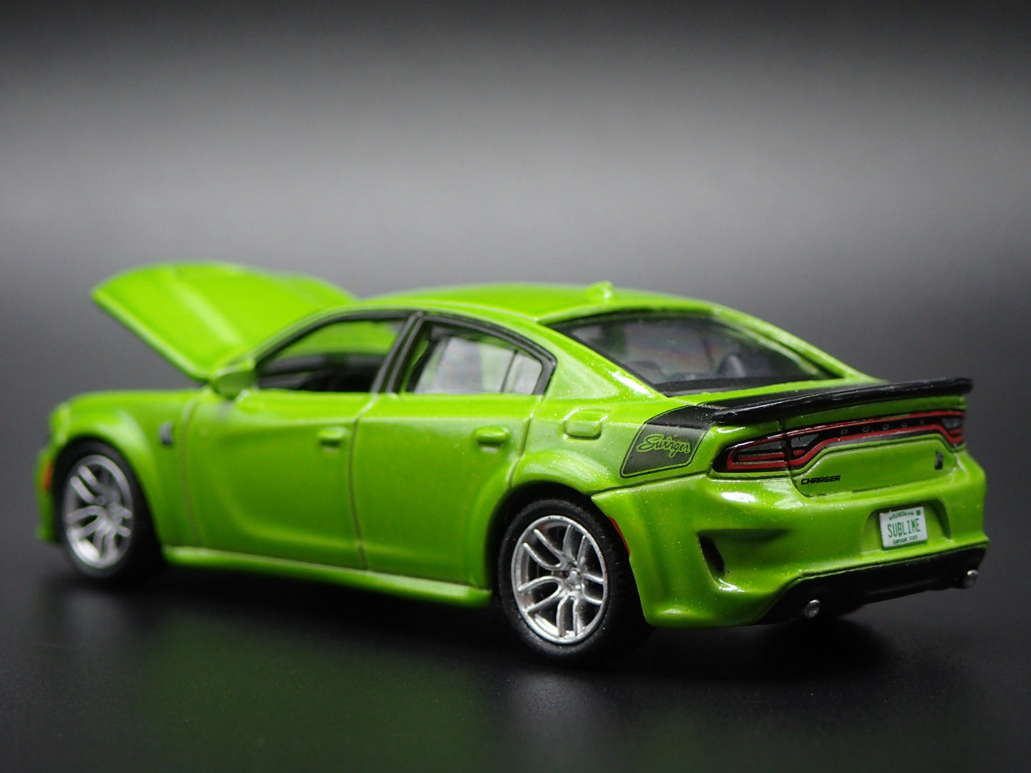 2023 23 DODGE CHARGER RT SCAT PACK SWINGER 1:64 SCALE DIORAMA DIECAST MODEL CAR