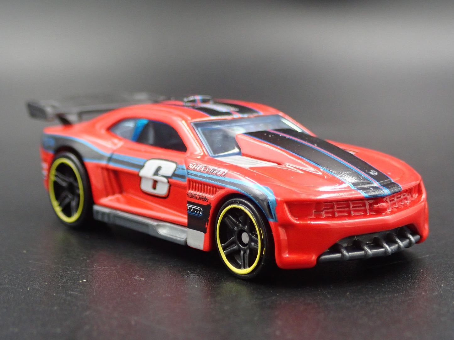 2010-2015 CHEVY CHEVROLET CAMARO RED RARE 1:64 SCALE DIORAMA DIECAST MODEL CAR