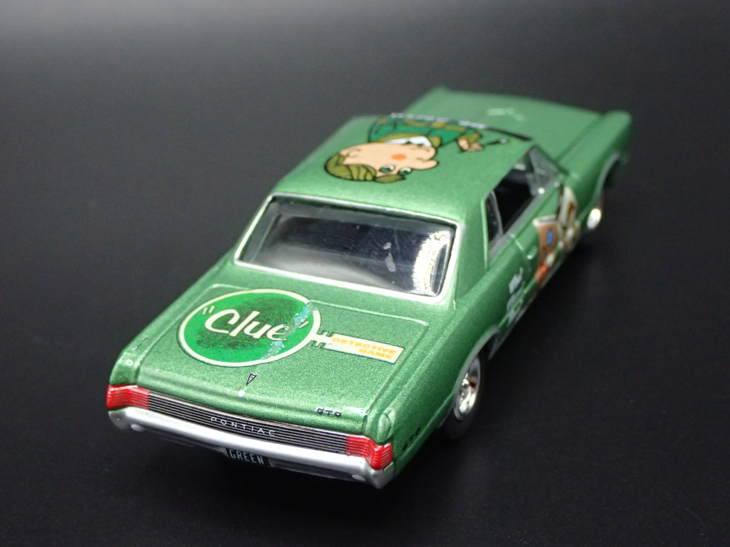 1965 65 PONTIAC GTO CLUE GREEN 1/64 SCALE COLLECTIBLE DIORAMA DIECAST MODEL CAR