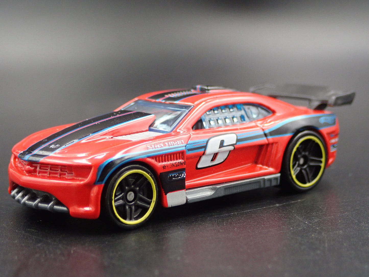 2010-2015 CHEVY CHEVROLET CAMARO RED RARE 1:64 SCALE DIORAMA DIECAST MODEL CAR