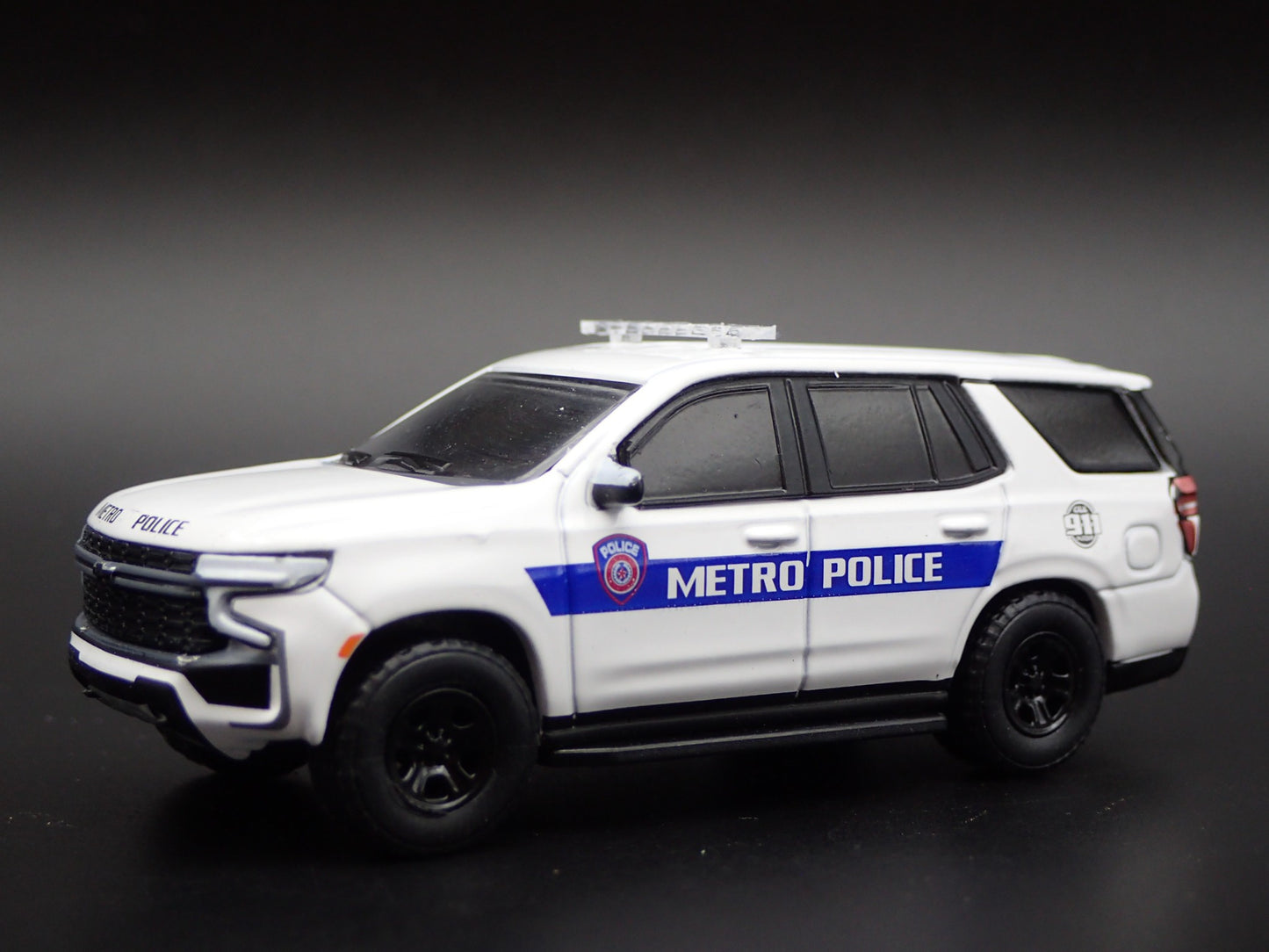 2021 CHEVROLET TAHOE PURSUIT HOUSTON METRO POLICE 1:64 SCALE DIECAST MODEL CAR