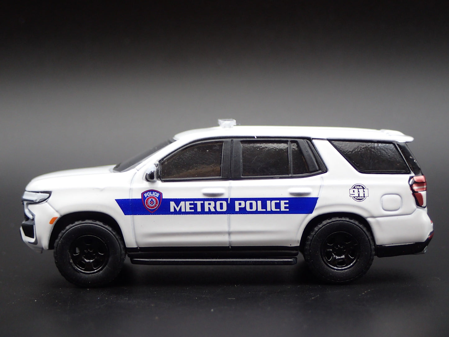 2021 CHEVROLET TAHOE PURSUIT HOUSTON METRO POLICE 1:64 SCALE DIECAST MODEL CAR