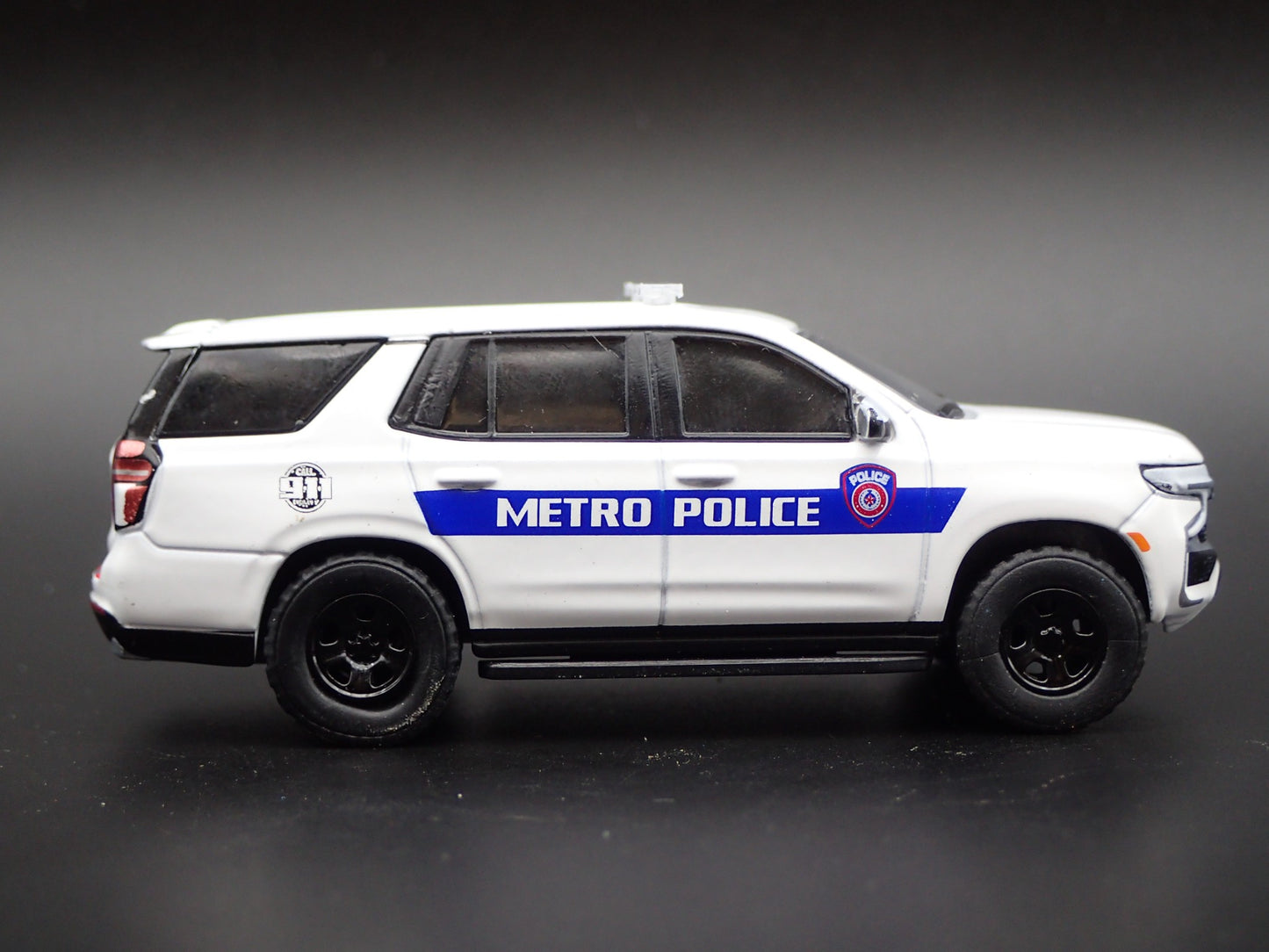 2021 CHEVROLET TAHOE PURSUIT HOUSTON METRO POLICE 1:64 SCALE DIECAST MODEL CAR