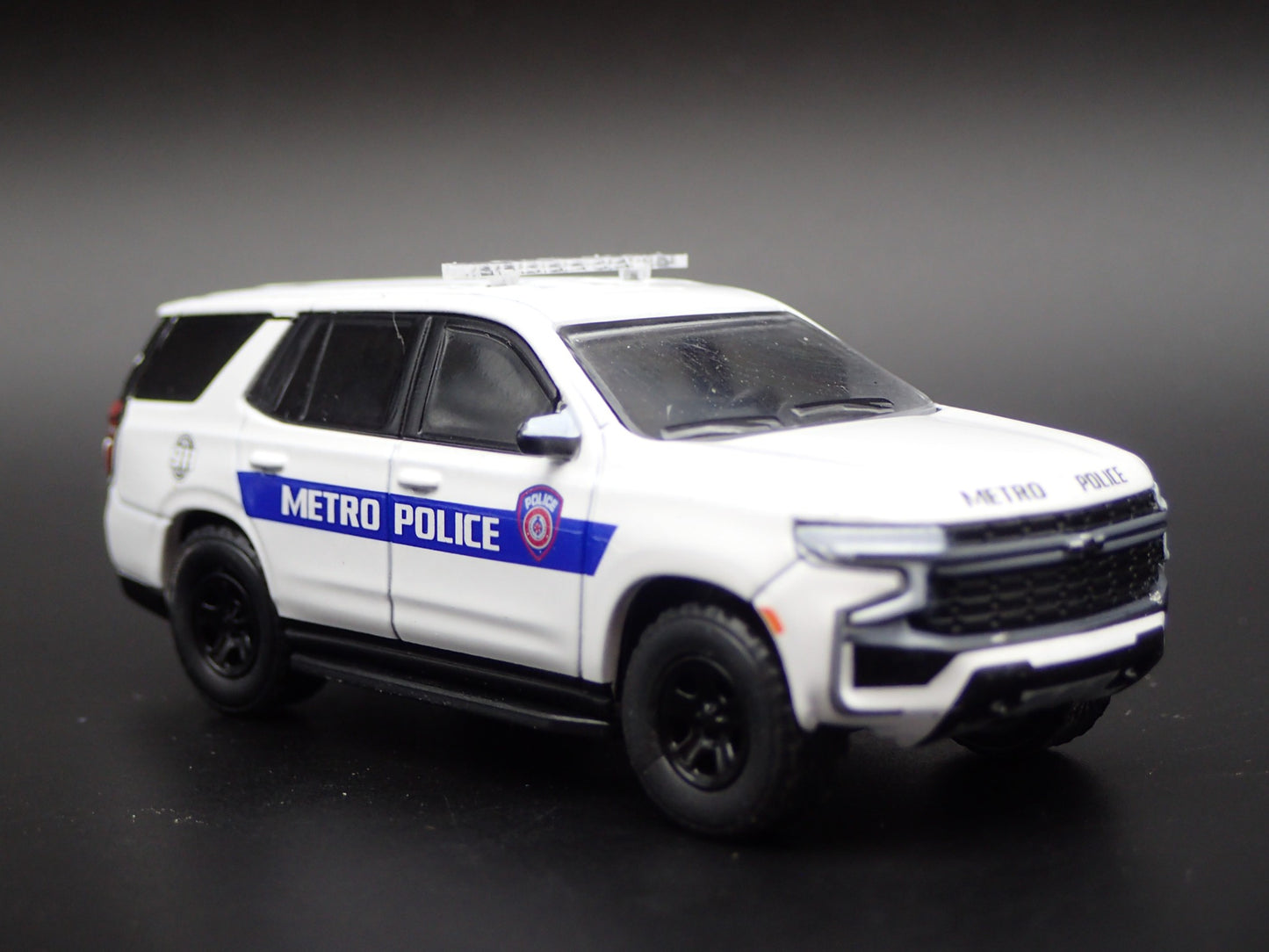2021 CHEVROLET TAHOE PURSUIT HOUSTON METRO POLICE 1:64 SCALE DIECAST MODEL CAR