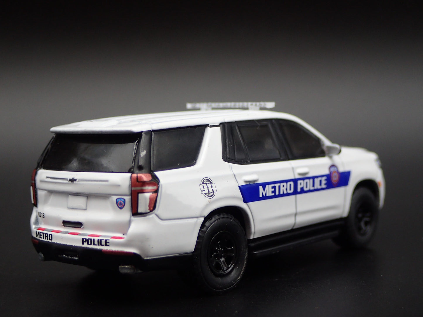 2021 CHEVROLET TAHOE PURSUIT HOUSTON METRO POLICE 1:64 SCALE DIECAST MODEL CAR