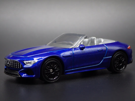2022-2025 MERCEDES-BENZ AMG SL 63 CONVERTIBLE BLUE 1:64 SCALE DIECAST MODEL CAR