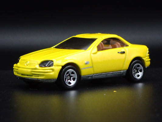 1996-2004 MERCEDES-BENZ SLK YELLOW 1:64 SCALE COLLECTIBLE DIECAST MODEL CAR