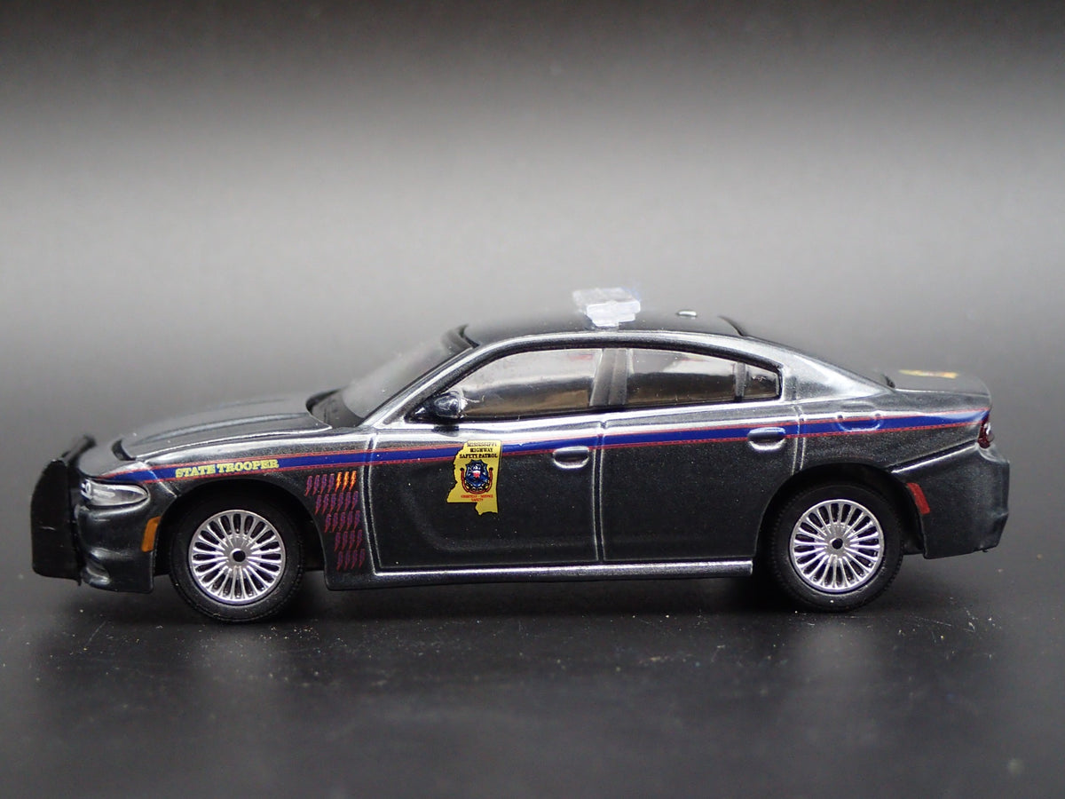2011-2022 DODGE CHARGER MISSISSIPPI HIGHWAY PATROL 1:64 SCALE DIECAST MODEL CAR-Burning Rubber Toy Company