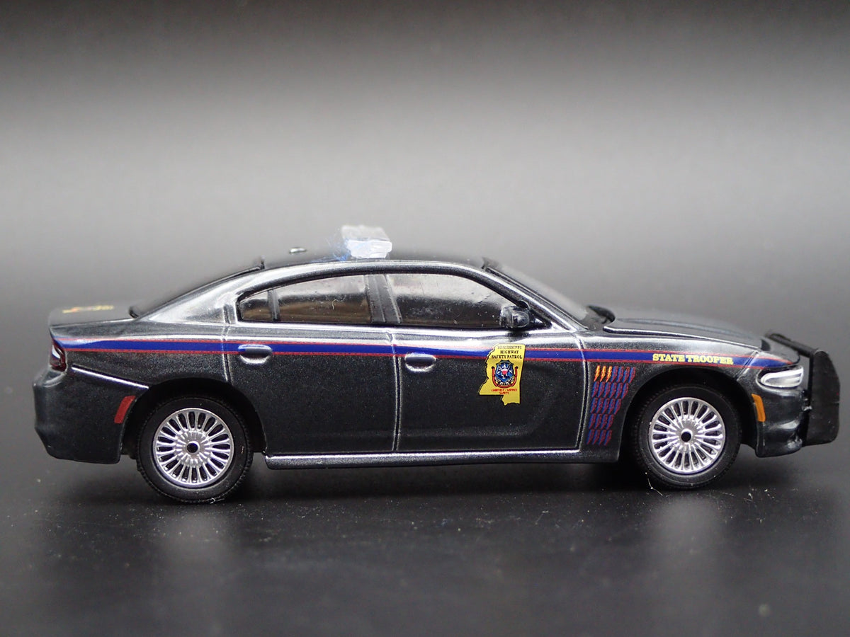 2011-2022 DODGE CHARGER MISSISSIPPI HIGHWAY PATROL 1:64 SCALE DIECAST MODEL CAR-Burning Rubber Toy Company