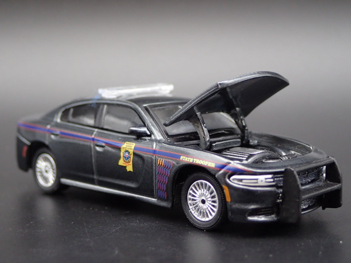 2011-2022 DODGE CHARGER MISSISSIPPI HIGHWAY PATROL 1:64 SCALE DIECAST MODEL CAR-Burning Rubber Toy Company