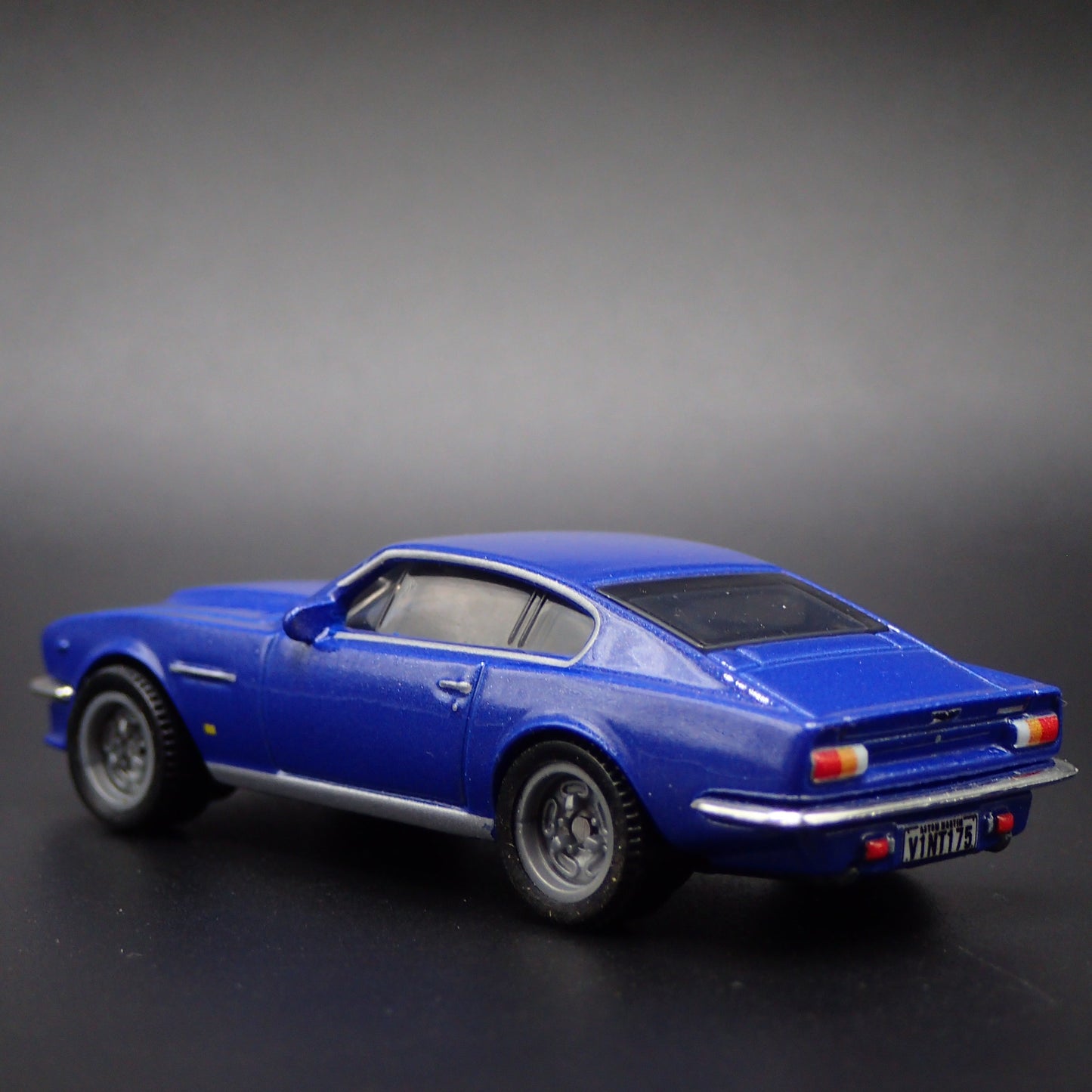 1977-1989 ASTON MARTIN V8 VANTAGE BLUE 1/64 SCALE COLLECTIBLE DIECAST MODEL CAR
