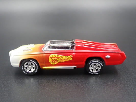 GEORGE BARRIS 1966 PLYMOUTH CUDA FIREBALL 500 RARE 1/64 SCALE DIECAST MODEL CAR-Burning Rubber Toy Company