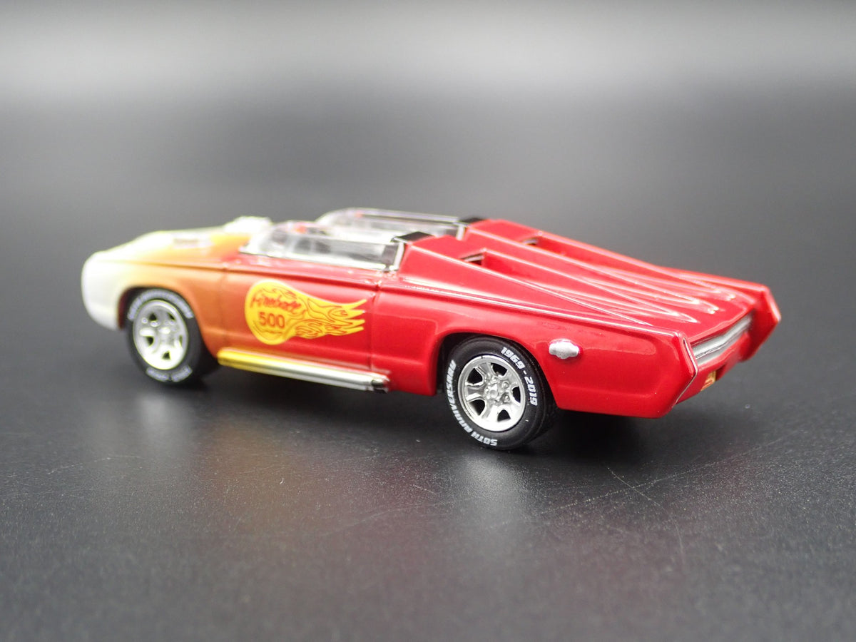 GEORGE BARRIS 1966 PLYMOUTH CUDA FIREBALL 500 RARE 1/64 SCALE DIECAST MODEL CAR-Burning Rubber Toy Company