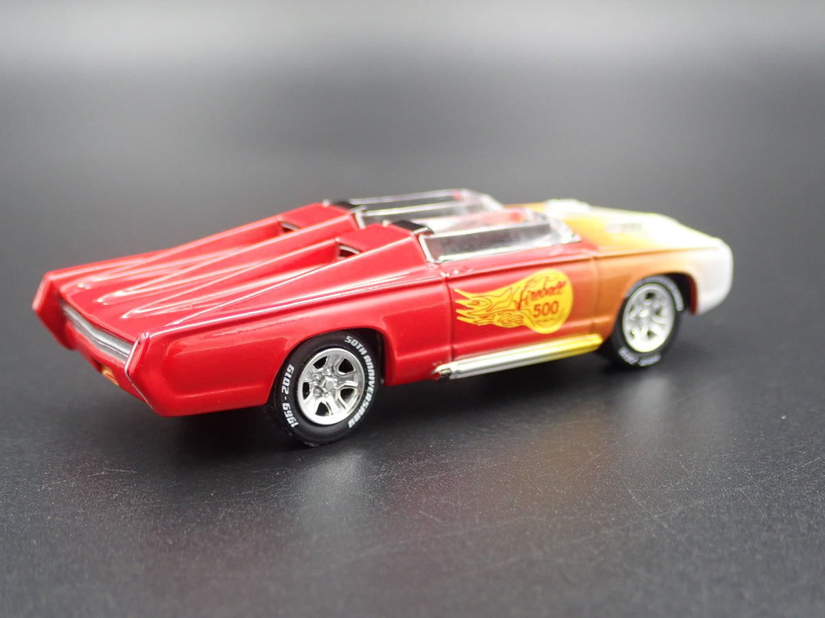 GEORGE BARRIS 1966 PLYMOUTH CUDA FIREBALL 500 RARE 1/64 SCALE DIECAST MODEL CAR-Burning Rubber Toy Company