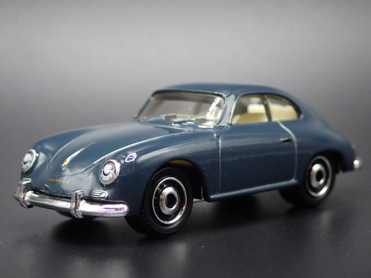 1948-1955 PORSCHE 356A BLUE 1:64 SCALE COLLECTIBLE DIORAMA DIECAST MODEL CAR