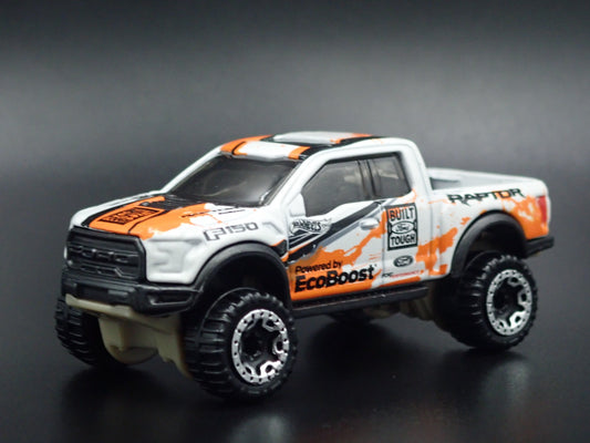 2017 - 2020 FORD F150 RAPTOR PICKUP TRUCK WHITE 1:64 SCALE DIECAST MODEL CAR