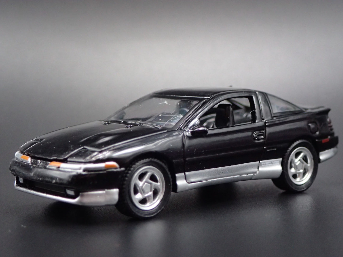 1990-1994 EAGLE TALON TSi BLACK 1:64 SCALE COLLECTIBLE DIORAMA DIECAST MODEL CAR