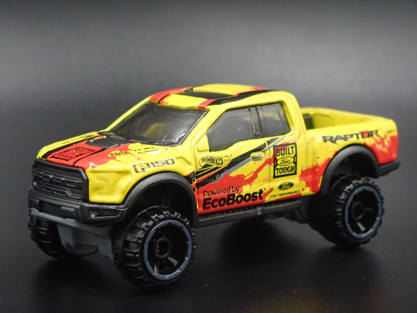 2017 - 2020 FORD F150 RAPTOR PICKUP TRUCK YELLOW 1:64 SCALE DIECAST MODEL CAR