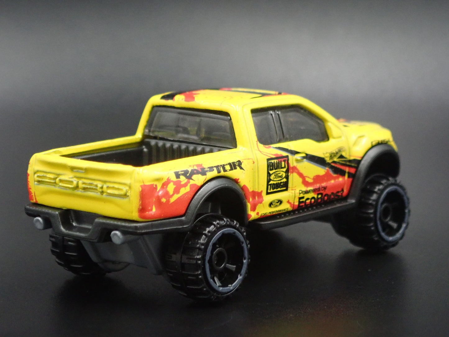2017 - 2020 FORD F150 RAPTOR PICKUP TRUCK YELLOW 1:64 SCALE DIECAST MODEL CAR