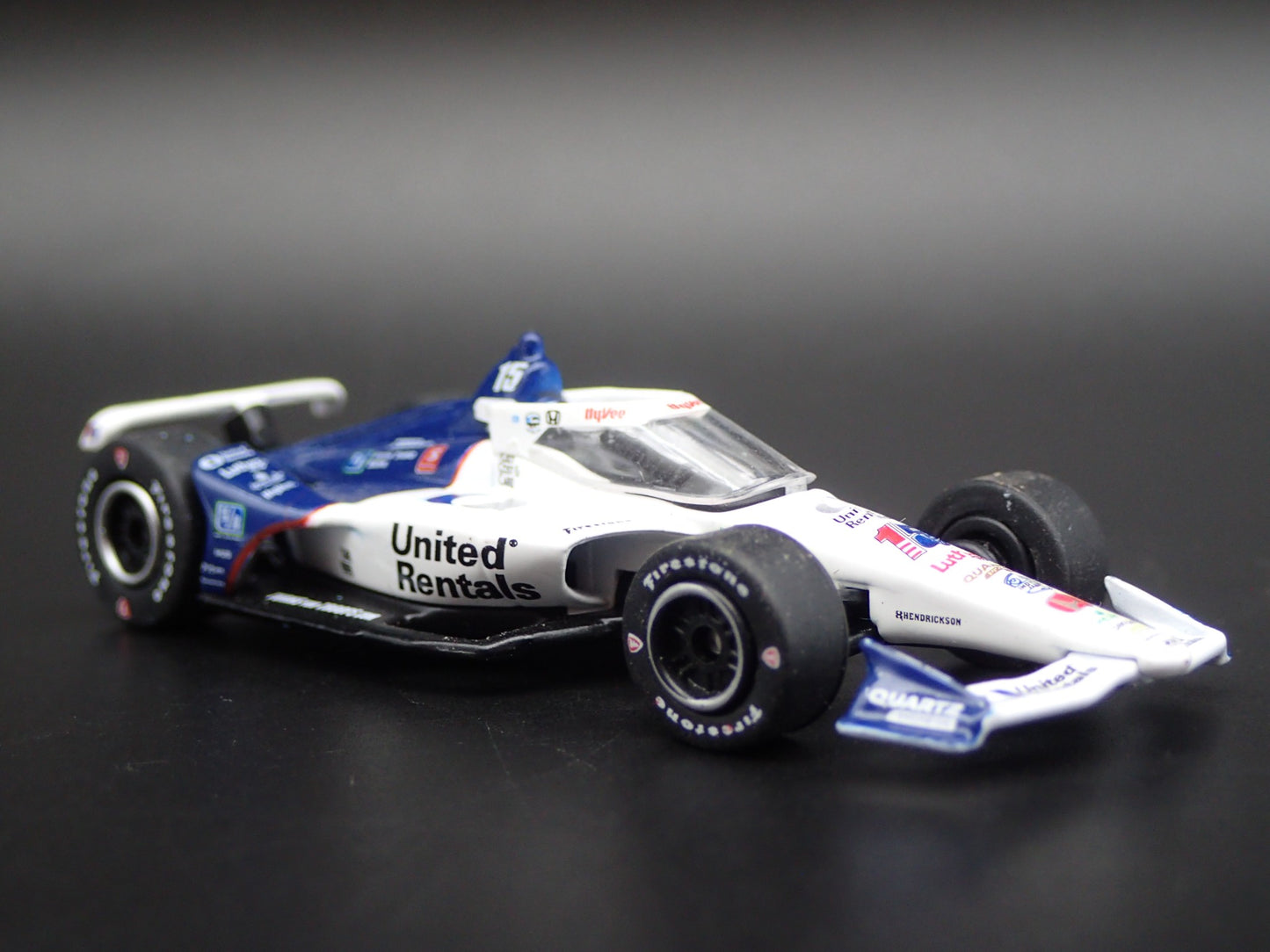INDY CAR RACING HONDA 15 GRAHAM RAHAL UNITED RENTAL 1:64 SCALE DIECAST MODEL CAR