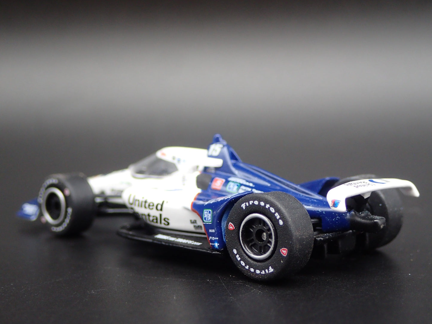 INDY CAR RACING HONDA 15 GRAHAM RAHAL UNITED RENTAL 1:64 SCALE DIECAST MODEL CAR