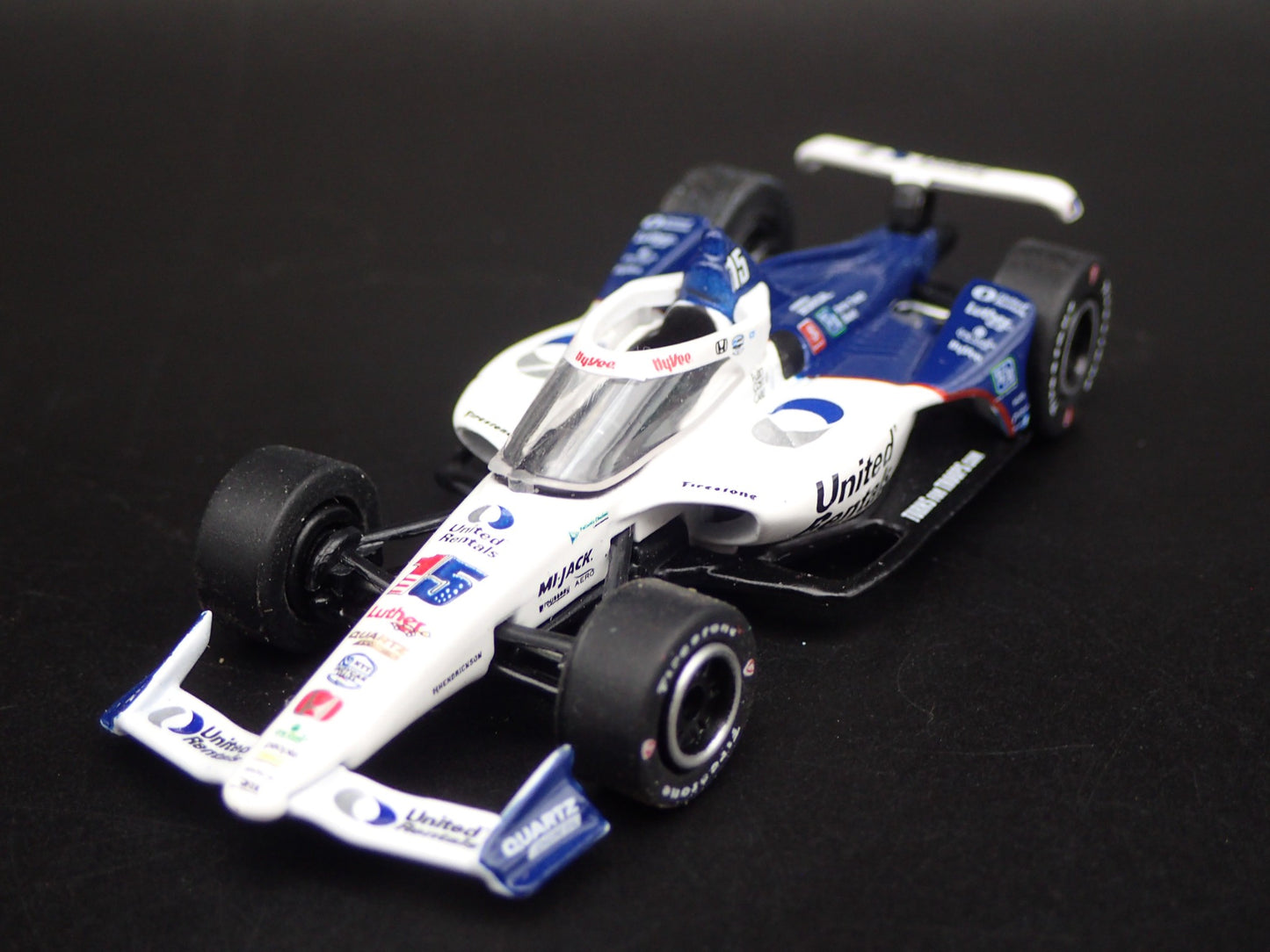INDY CAR RACING HONDA 15 GRAHAM RAHAL UNITED RENTAL 1:64 SCALE DIECAST MODEL CAR