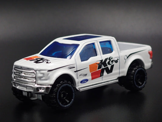 2015 - 2020 FORD F150 PICKUP TRUCK K&N WHITE RARE 1:64 SCALE DIECAST MODEL CAR