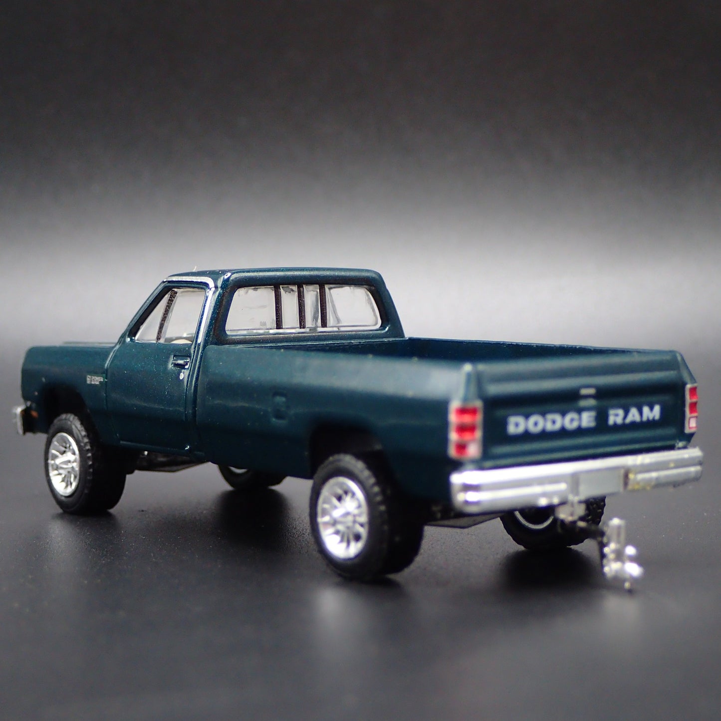 1982 82 DODGE RAM W250 POWER RAM PICKUP TRUCK GREEN 1/64 SCALE DIECAST MODEL CAR