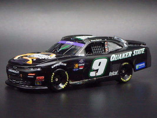2025 25 CHEVROLET 9 DANIEL SUAREZ QUAKER STATE WIN NASCAR 1:64 DIECAST MODEL CAR