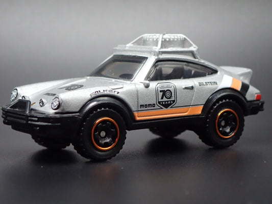 1985 85 PORSCHE 911 RALLY SILVER 1:64 SCALE COLLECTIBLE DIECAST MODEL CAR