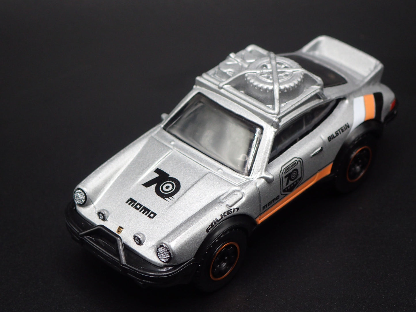 1985 85 PORSCHE 911 RALLY SILVER 1:64 SCALE COLLECTIBLE DIECAST MODEL CAR