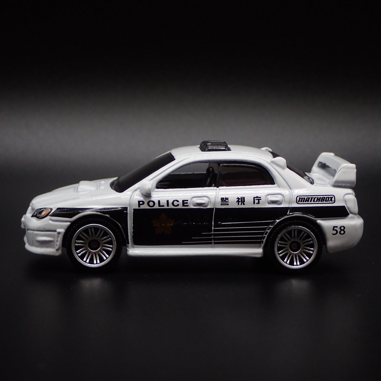 2007-2014 SUBARU IMPREZA WRX STI POLICE CAR 1:64 SCALE DISPLAY DIECAST MODEL CAR