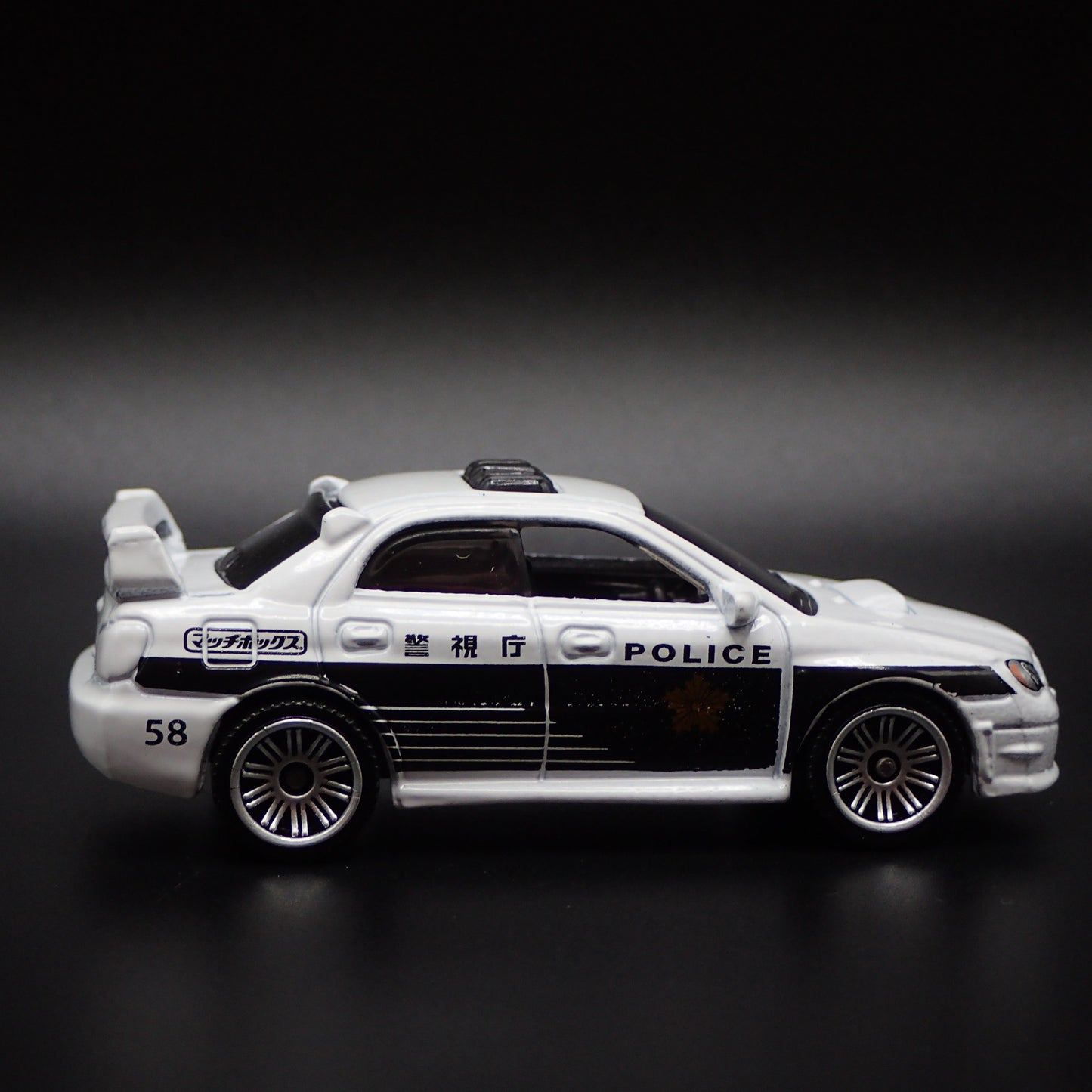2007-2014 SUBARU IMPREZA WRX STI POLICE CAR 1:64 SCALE DISPLAY DIECAST MODEL CAR